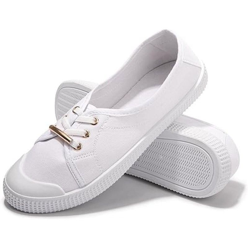 Other Supkicks Women's Size 9 White Gold Accent Canvas Sneakers Size US 9 / IT 39 - 1 Thumbnail