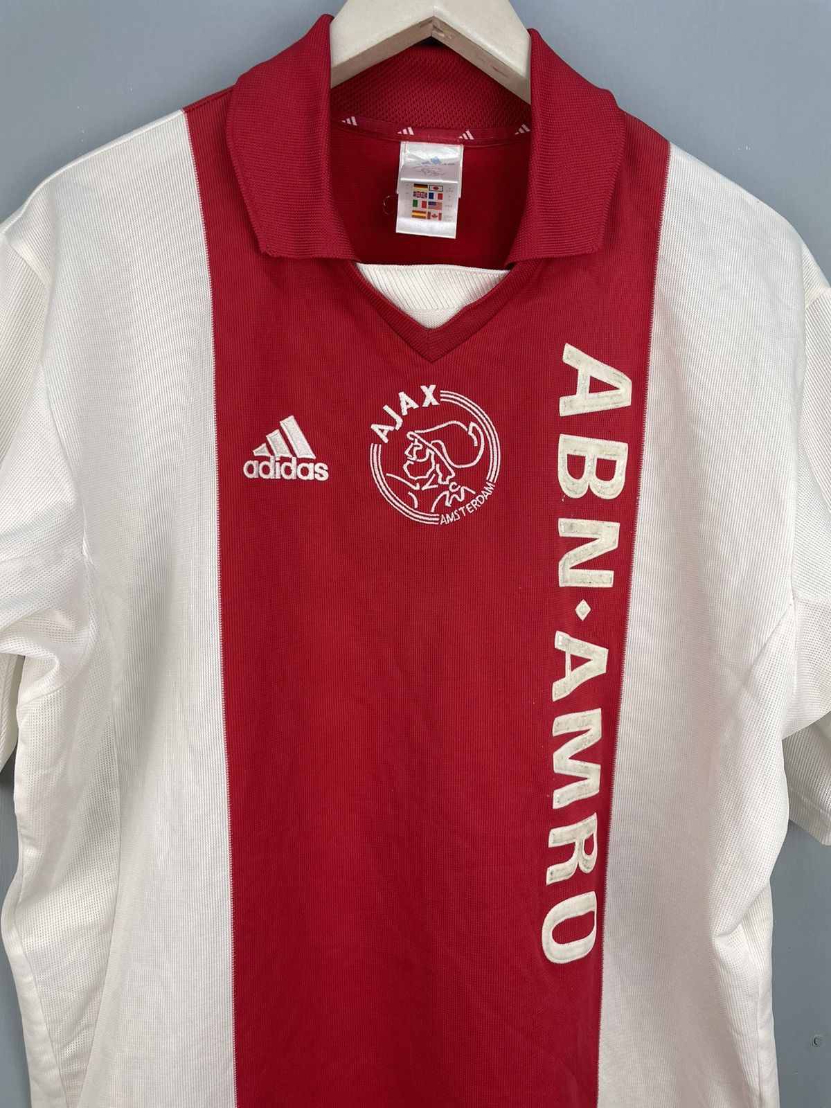 Vintage Vintage 2001-2002 Ajex Amsterdam Adidas jersey Size US L / EU 52-54 / 3 - 3 Thumbnail