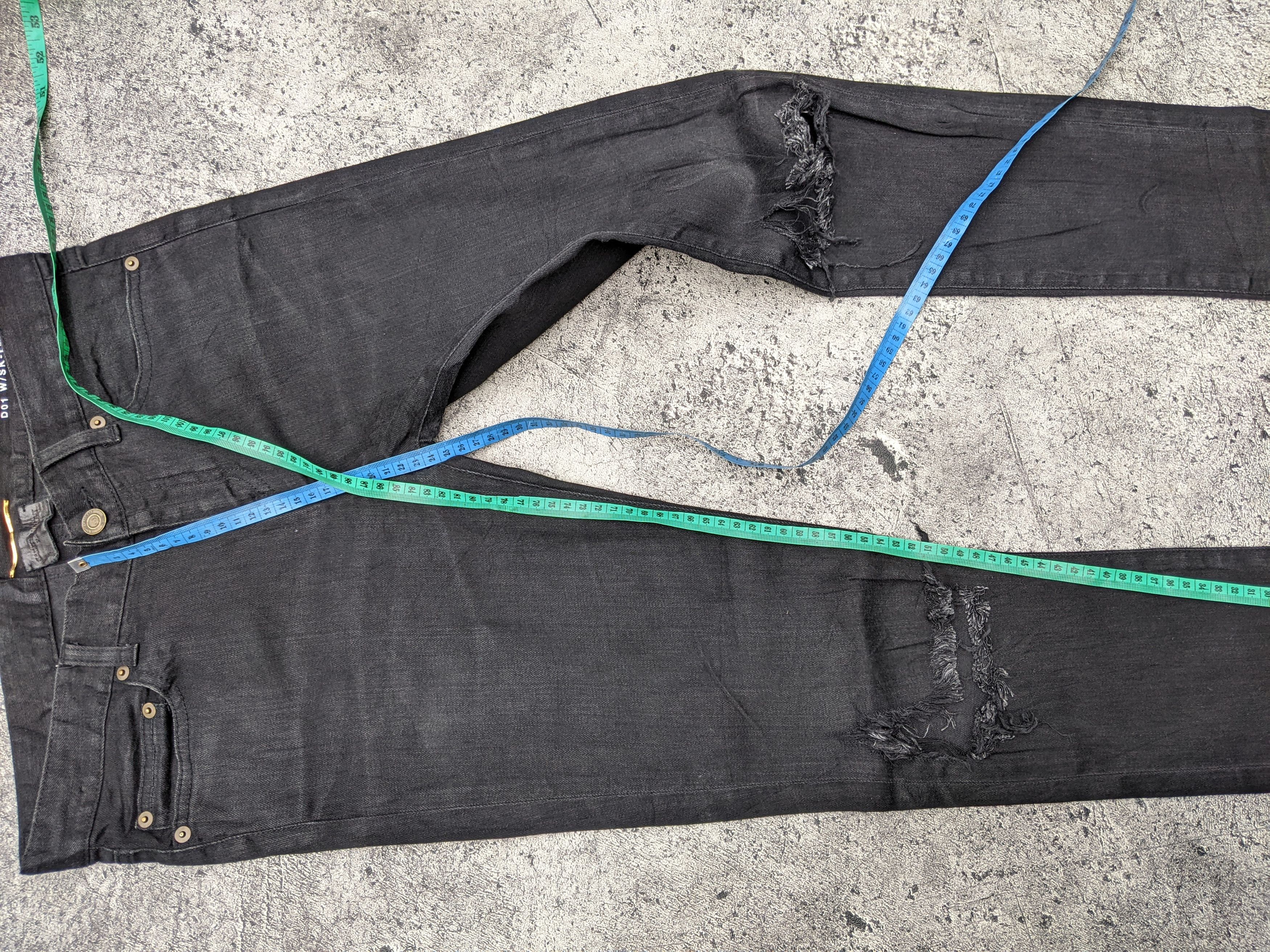 Saint Laurent Paris Saint Laurent Distressed Jeans D 01 W/SK - LW Size US 28 / EU 44 - 11 Thumbnail