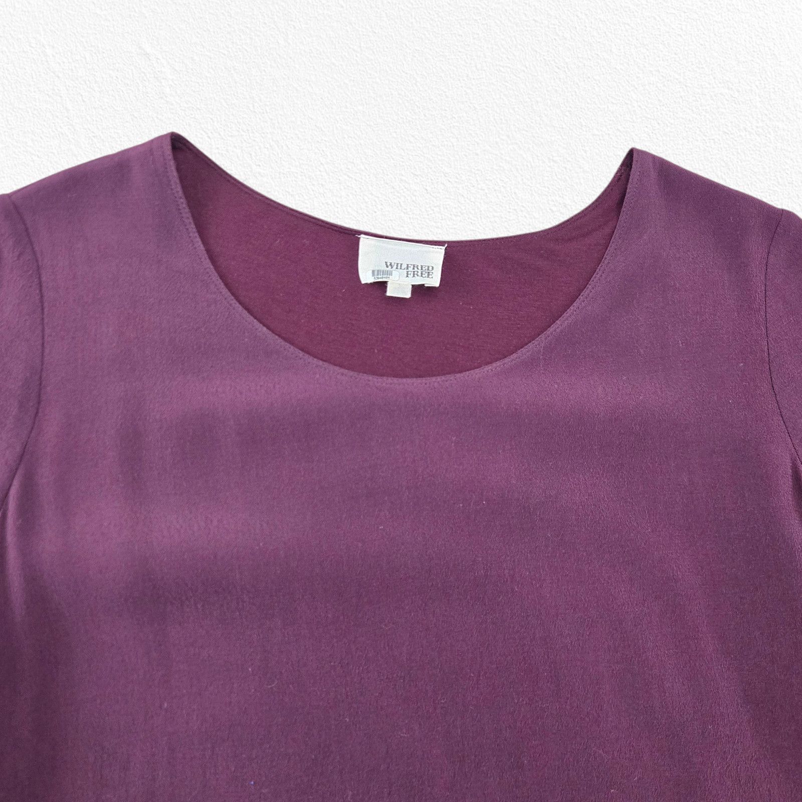 Other Wilfred Free Plum Shift Short Sleeve Dress Size Small Size S / US 4 / IT 40 - 3 Thumbnail