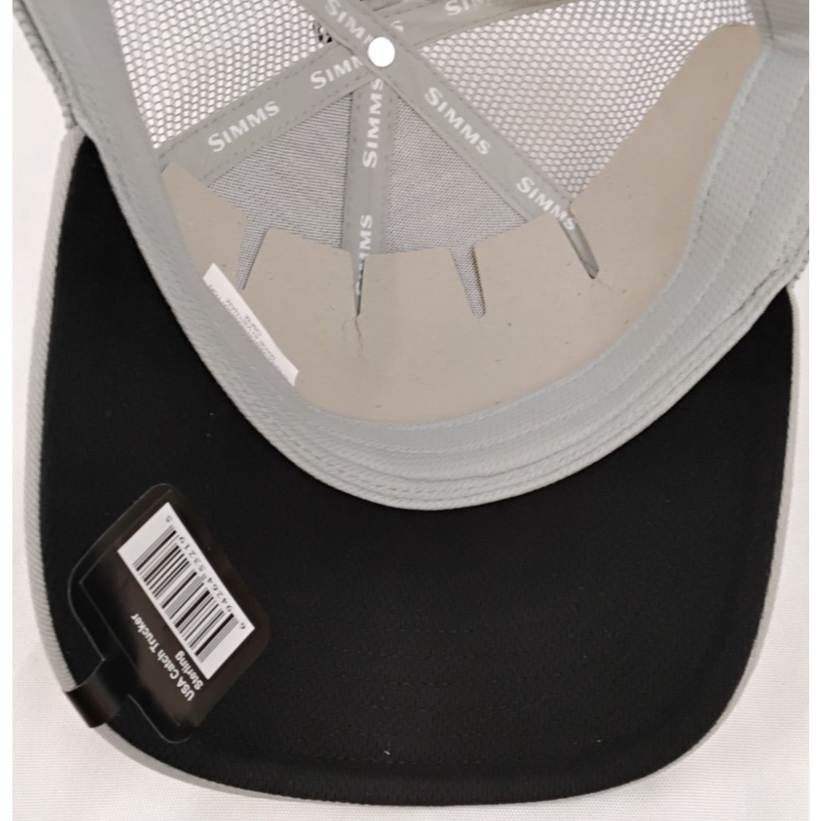 Simms Simms USA Catch Trucker Sterling Gray Ball Cap New With Tag Size ONE SIZE - 13 Thumbnail