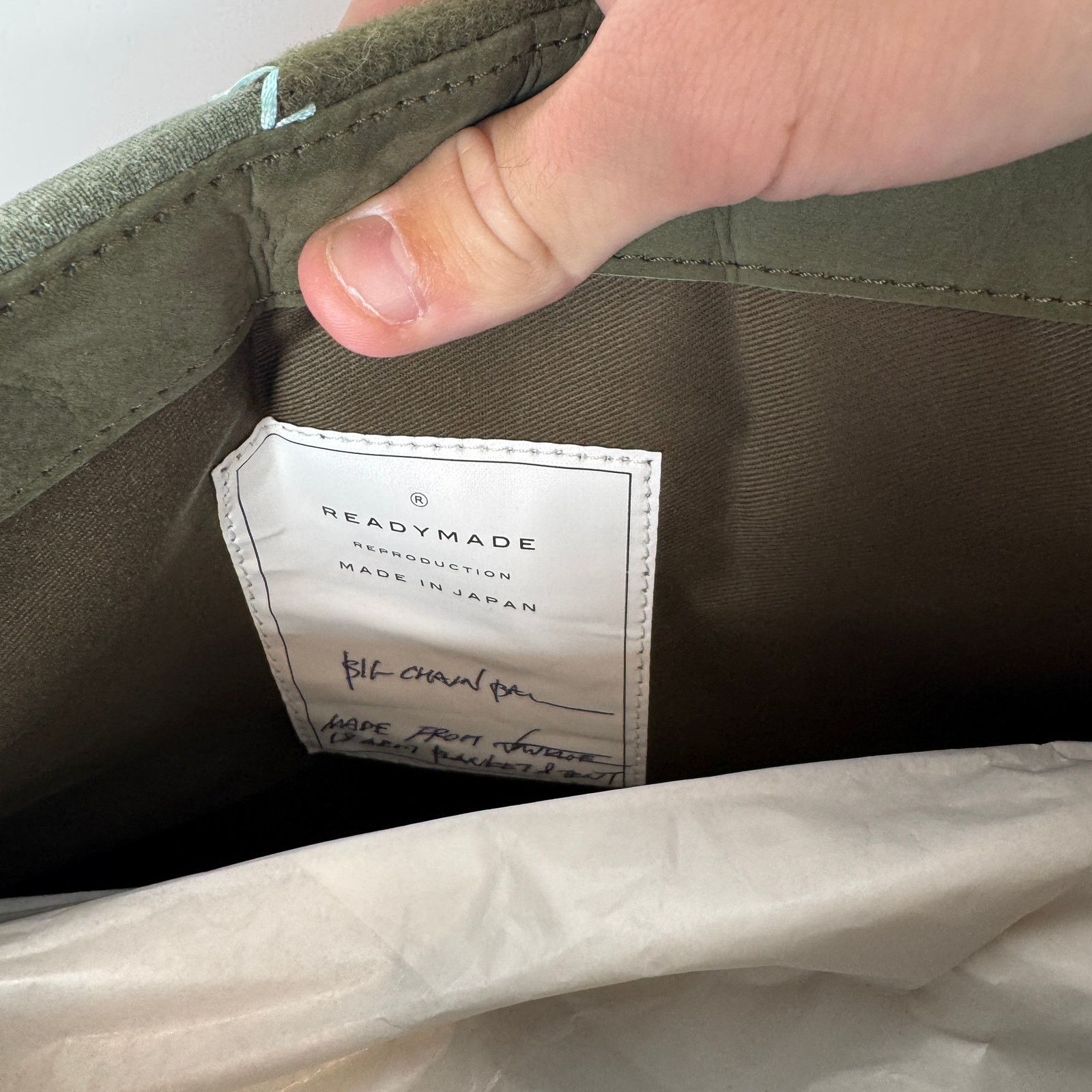 READYMADE Readymade Khaki Patchwork Big Chain Bag Size ONE SIZE - 7 Thumbnail