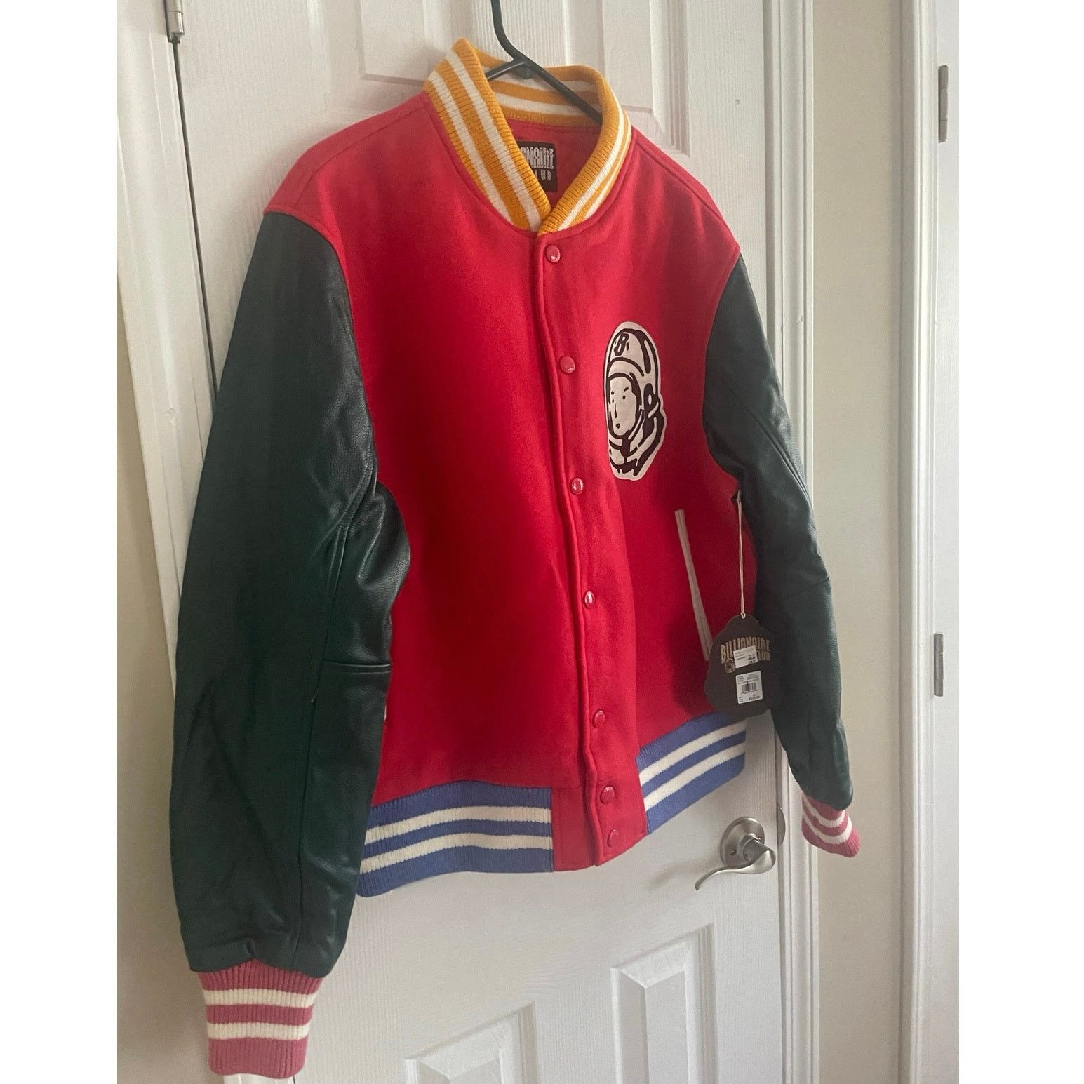 Billionaire Boys Club BILLIONAIRE BOYS CLUB BBC LETTERMAN JACKET LOLLIPOP RED, C10 Size US XL / EU 56 / 4 - 1 Thumbnail