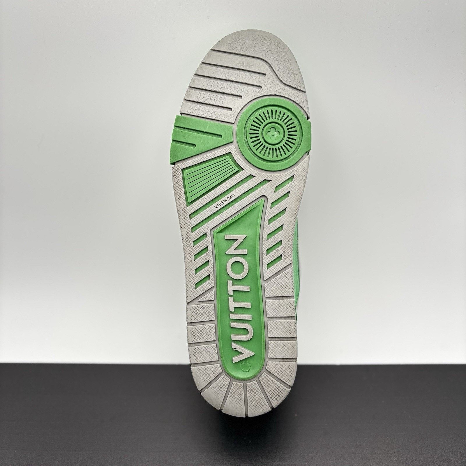 Louis Vuitton Louis Vuitton Trainer ' Green Grey ' | GOOD CONDITION! Size US 11.5 / EU 44-45 - 8 Thumbnail