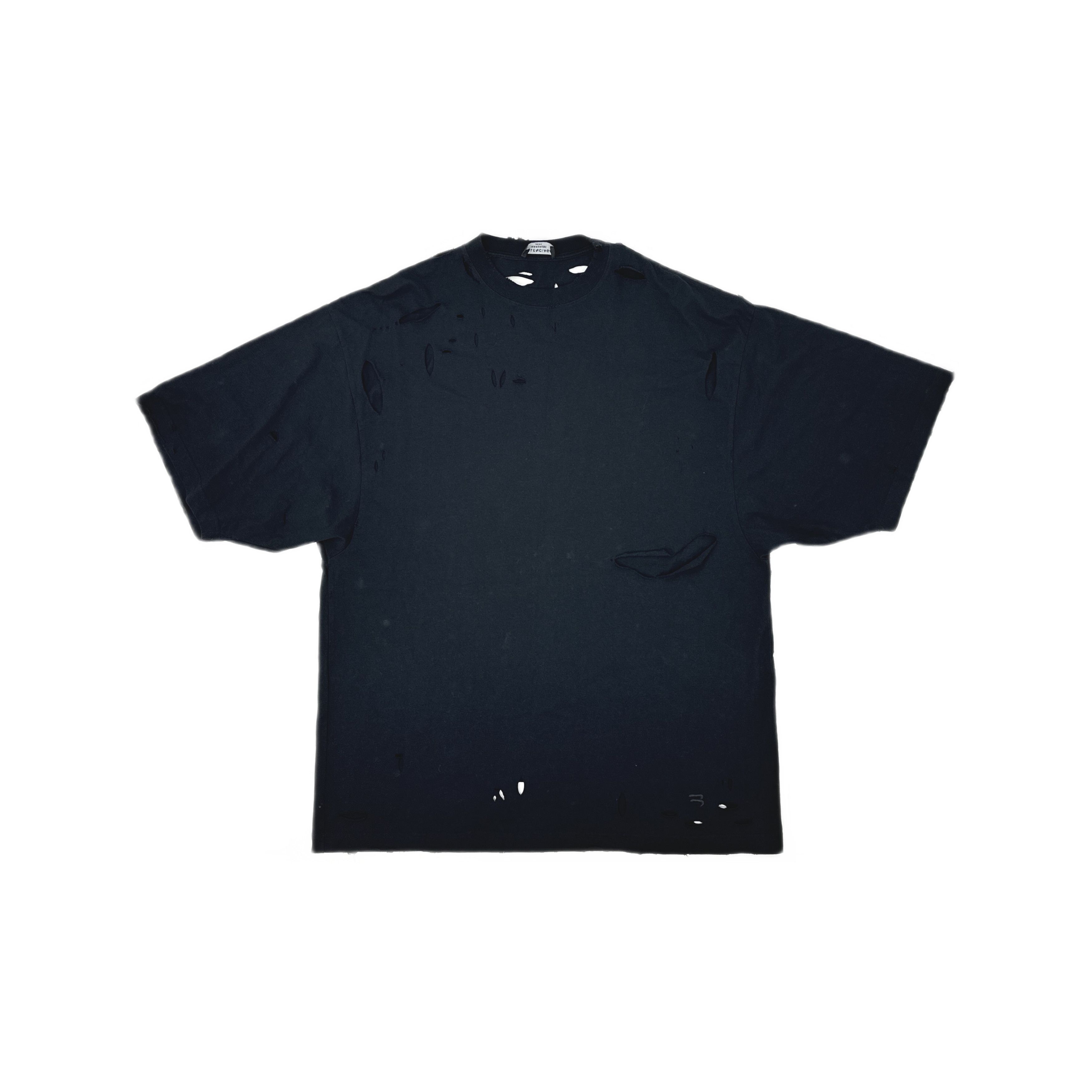 Balenciaga DESTROYED FLATGROUND T-SHIRT | Grailed