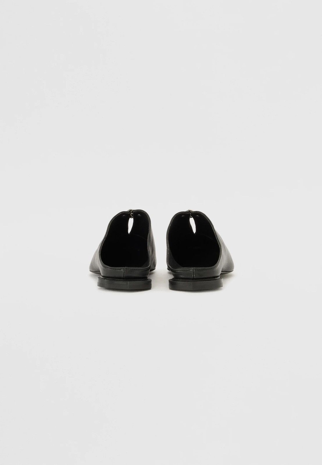 GmbH !DS! SS23 GMBH Jamal Slit Black Pleather Mules Size US 12 / EU 45 - 5 Thumbnail