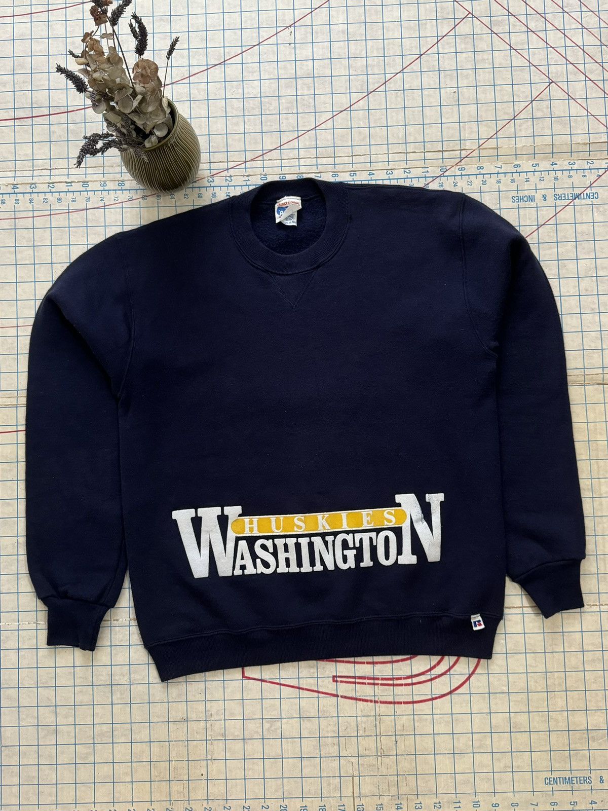 Russell Athletic × Vintage Vintage Washington Huskies Spell Out Crewneck Russell Ath Size US M / EU 48-50 / 2 - 6 Thumbnail