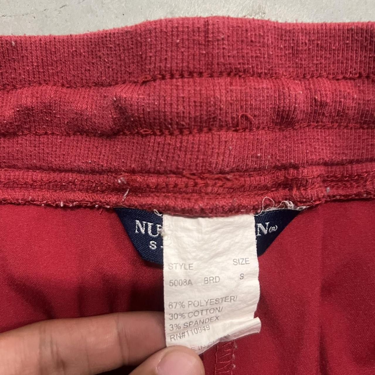 Vintage Vintage Y2K/2000s Flared Red Sweatpants ! Size US 30 / EU 46 - 6 Thumbnail