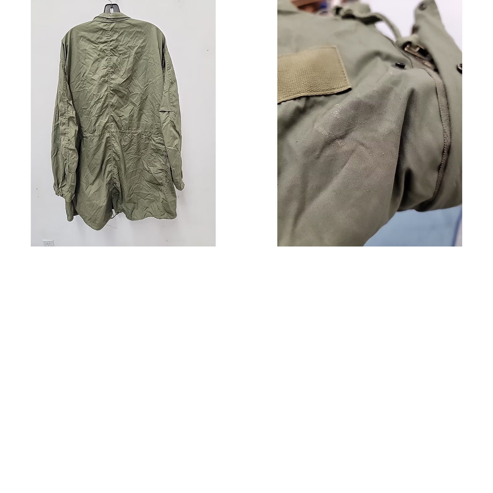 Vintage VINTAGE U.S. Military Army Extreme Cold Weather Fishtail Parka Jacket M Green Jacket Mens Parka USA Army Fishtail 90s Size US M / EU 48-50 / 2 - 8 Thumbnail