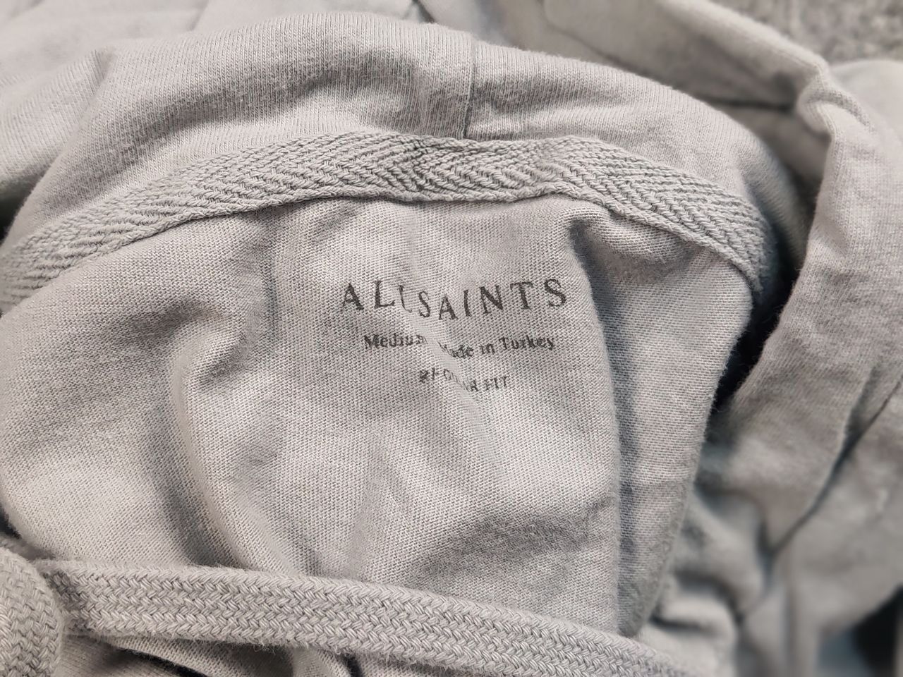 Allsaints Allsaints Brace Full Zip Light BlueGray Hoodie Vintage Style Size US M / EU 48-50 / 2 - 17 Thumbnail