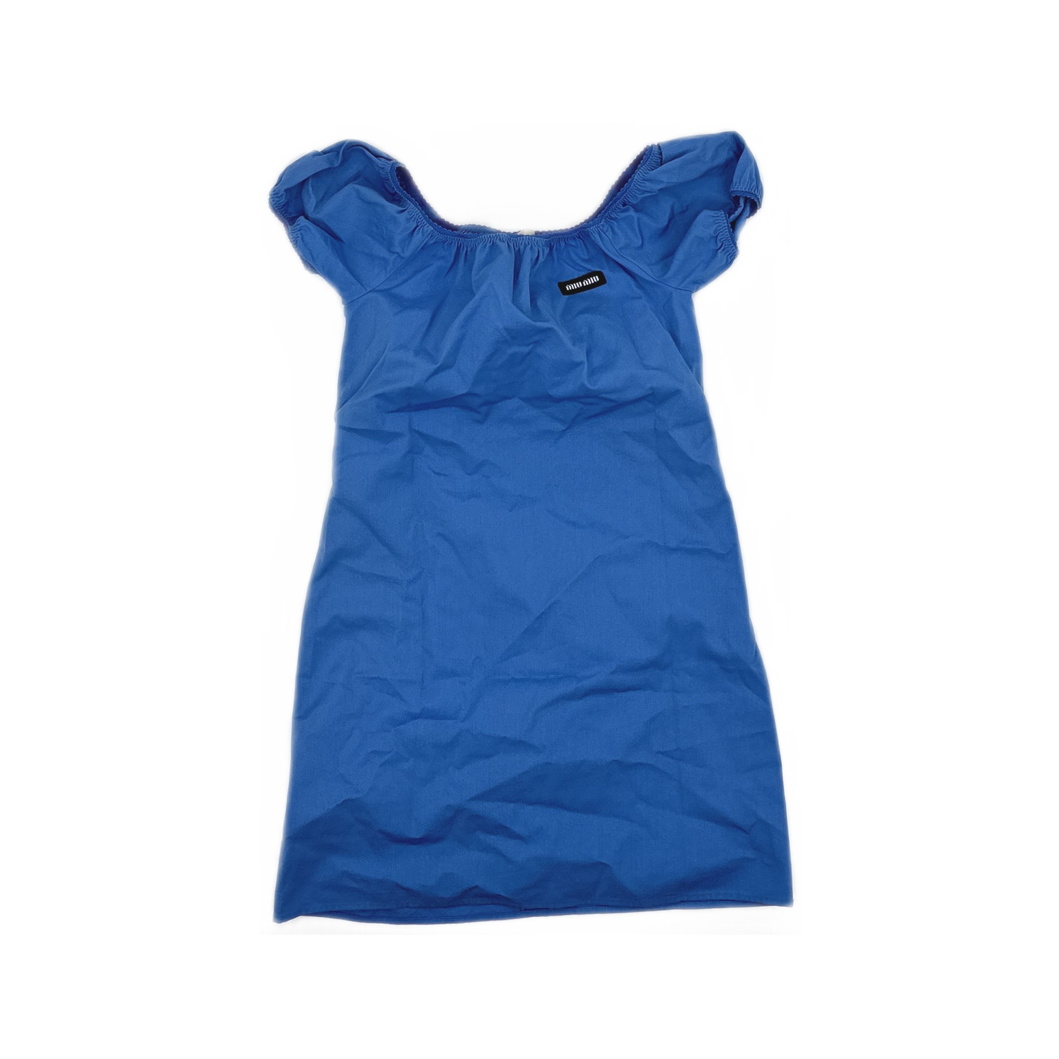Miu Miu Miu Miu Blue Mini Dress Size 36 Size XS / US 0-2 / IT 36-38 - 1 Thumbnail