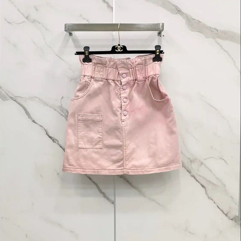 Fendi Fendi Pink Cotton Women's Skirt 0089 Size 23" - 1 Thumbnail