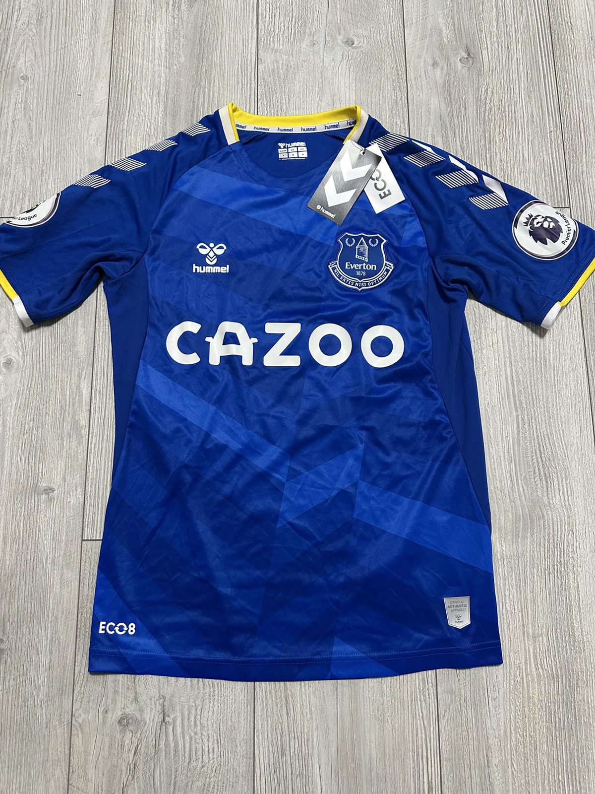 Hummel New Hummel Calvert-Lewin Everton Jersey Signed Shirt 20-21 Size US S / EU 44-46 / 1 - 3 Thumbnail