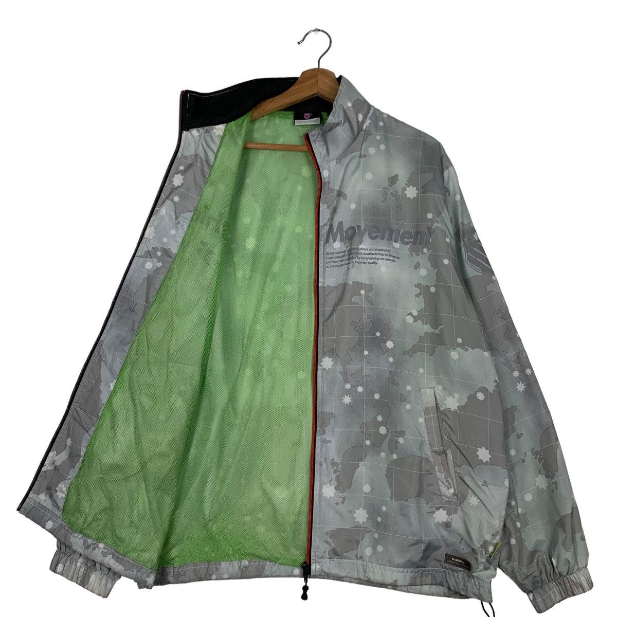 Japanese Brand K.SWISS Athletic Movement Big Logo Camo Light Jacket 0114-C6 Size US L / EU 52-54 / 3 - 10 Thumbnail