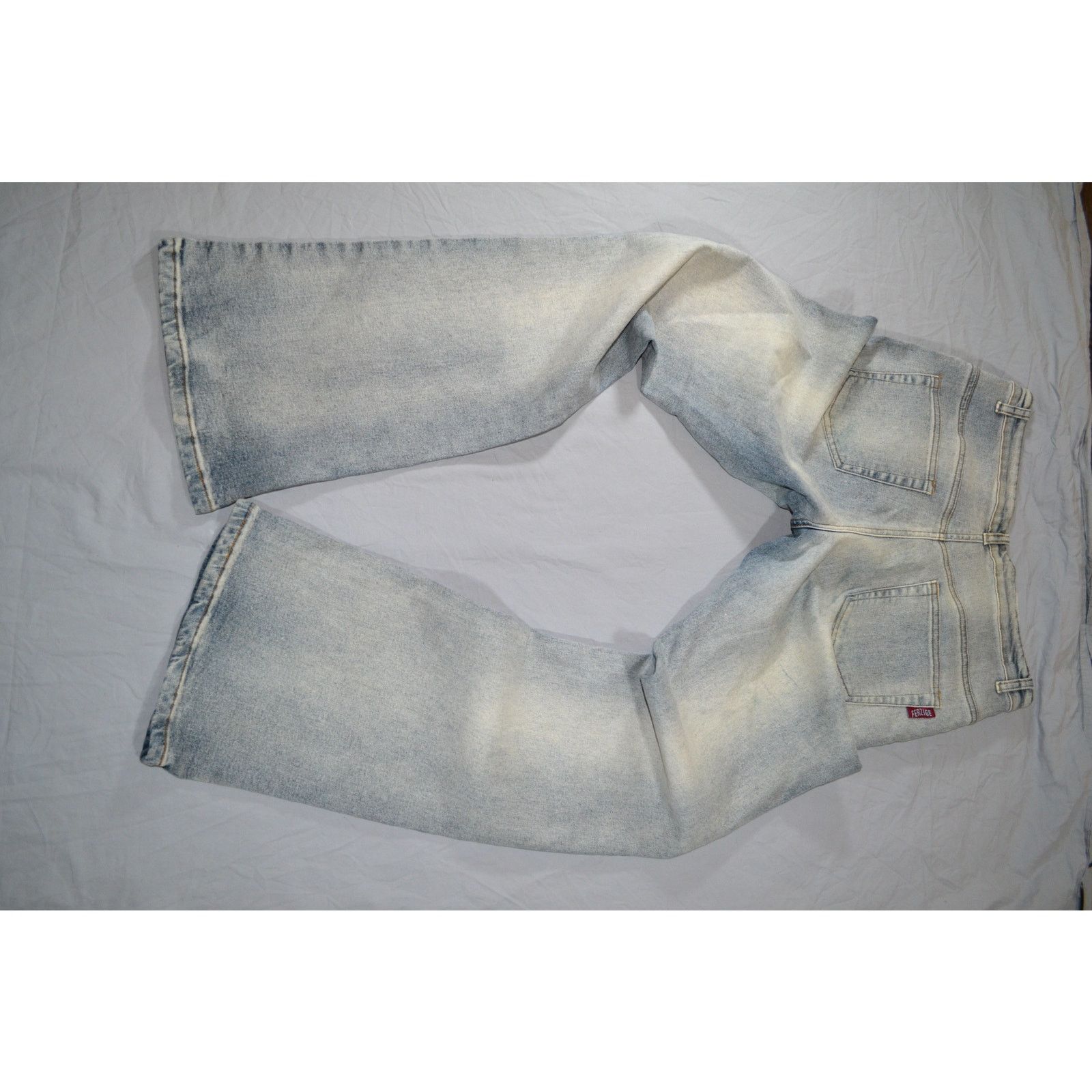 Other Ferzige Vintage Embelished Distressed Denim Jeans Y2K 1990s Size 26" / US 2 / IT 38 - 6 Thumbnail
