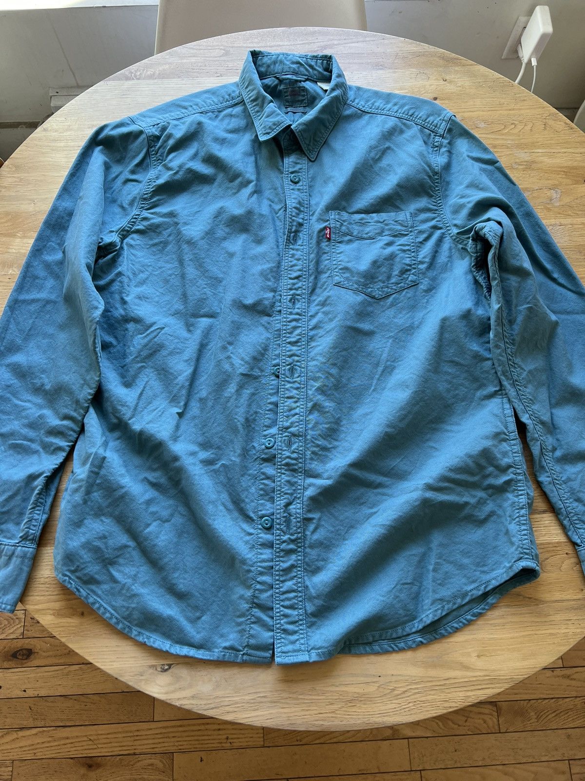 Levi's Levis Oxford Shirt in “Aqua” Size US L / EU 52-54 / 3 - 1 Thumbnail