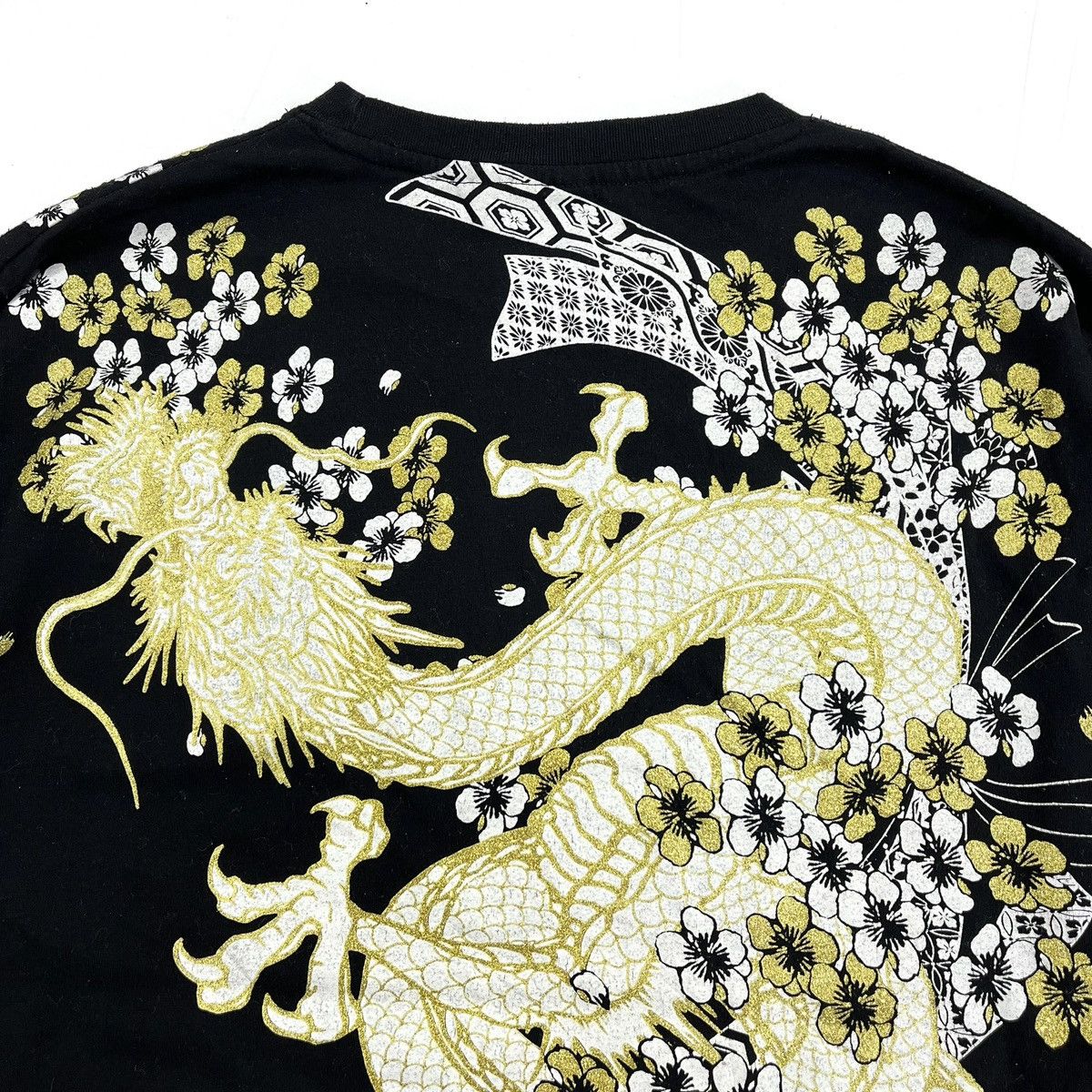 Bullet Noise Vintage Bullet Noise Dragon Flowers Ed Hardy Long Sleeve Y2K Size US XL / EU 56 / 4 - 6 Thumbnail