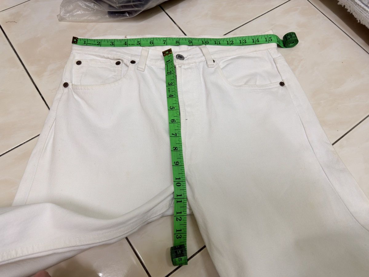 Levi's Vintage 80s LEVI'S 501 White Single R Denim Jeans Size US 30 / EU 46 - 17 Thumbnail