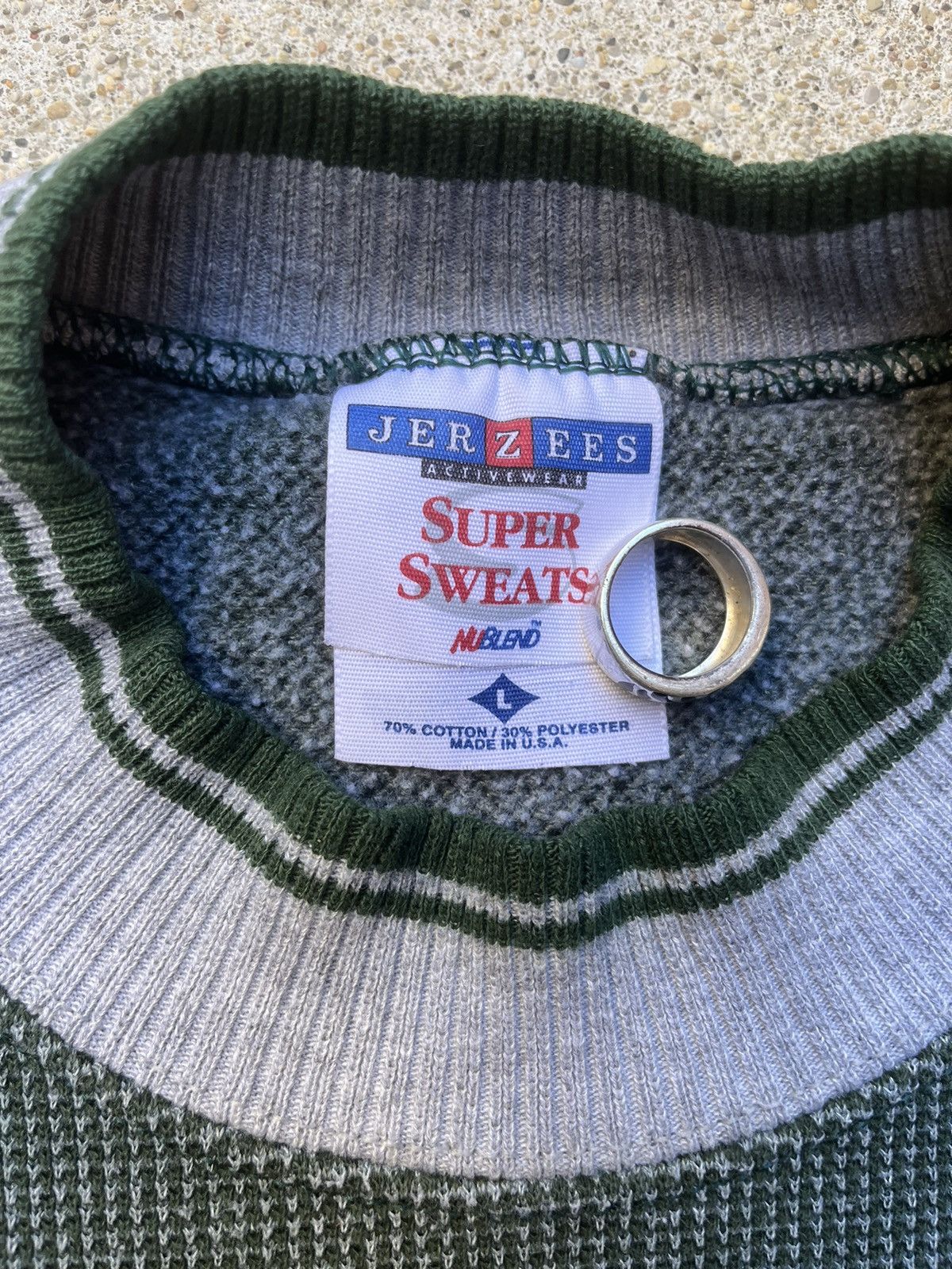 Jerzees × NFL × Vintage Vintage 90s Green Bay Packers Jerzees Sweater Size US L / EU 52-54 / 3 - 3 Thumbnail