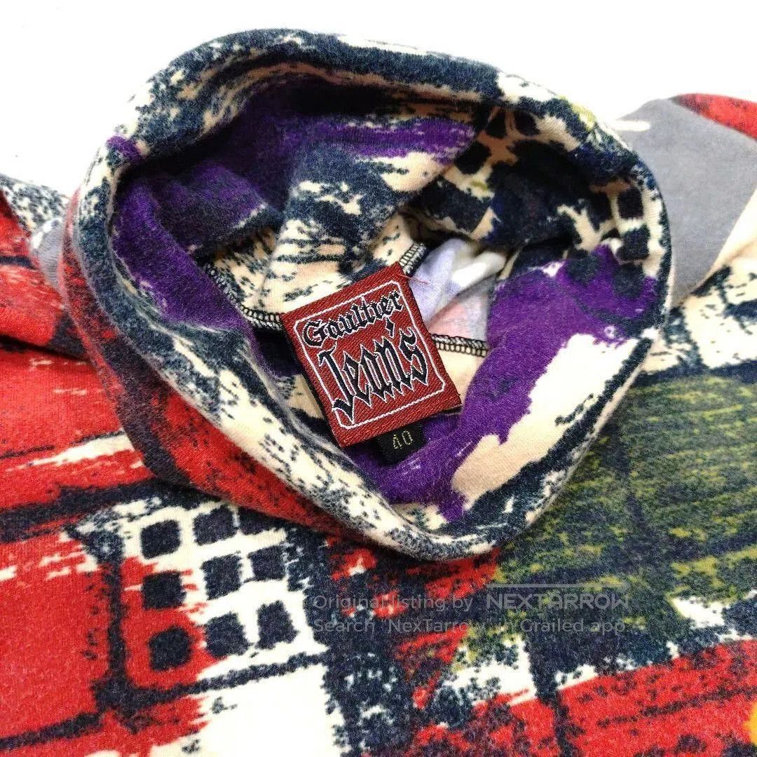 Jean Paul Gaultier Gaultier National Flag Turtleneck Top. Size S / US 4 / IT 40 - 8 Thumbnail
