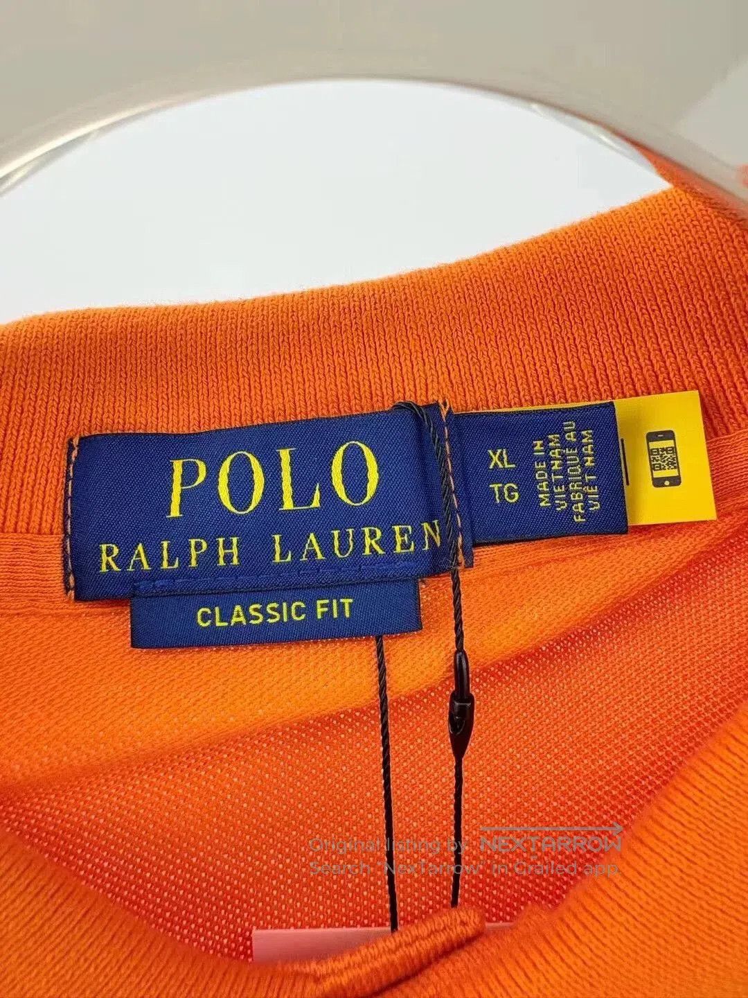 Polo Ralph Lauren orange ralph lauren embroidered logo polo shirt. Size US XL / EU 56 / 4 - 4 Thumbnail