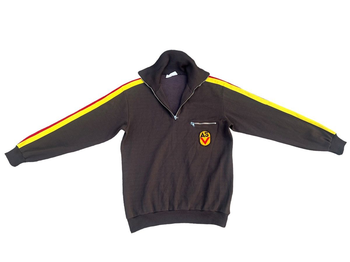 Vintage VTG 70s East German Army Track Top Training Gym Pull Over Size US M / EU 48-50 / 2 - 4 Thumbnail