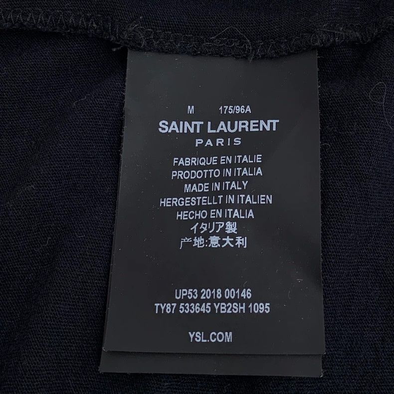 Saint Laurent Paris Saint Laurent Paris Black Eiffel Tower printed cotton roun Size M / US 6-8 / IT 42-44 - 7 Thumbnail