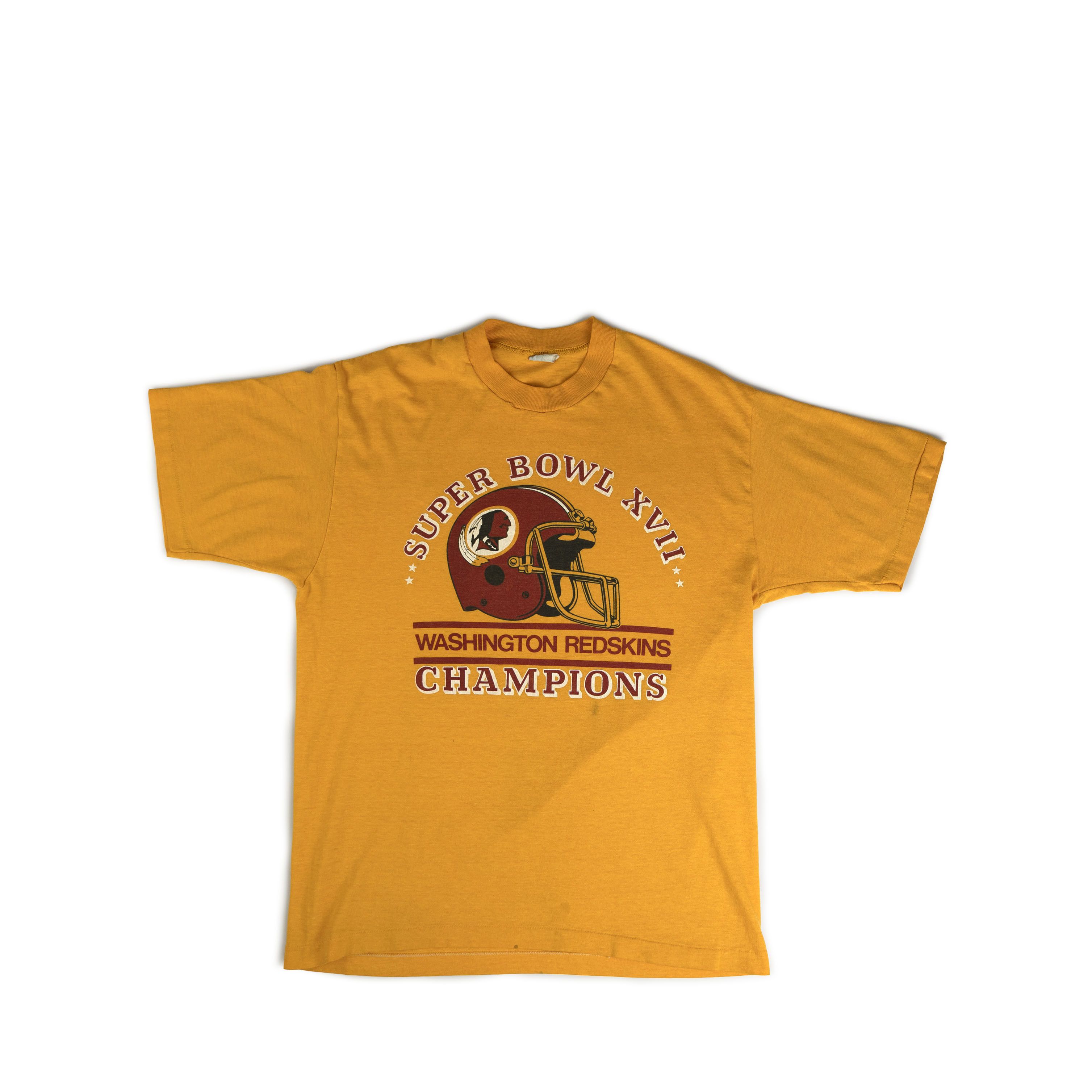 image of Nfl x Vintage 1983 Washington Redskins Tee Shirt in Yellow, Men's (Size XL)