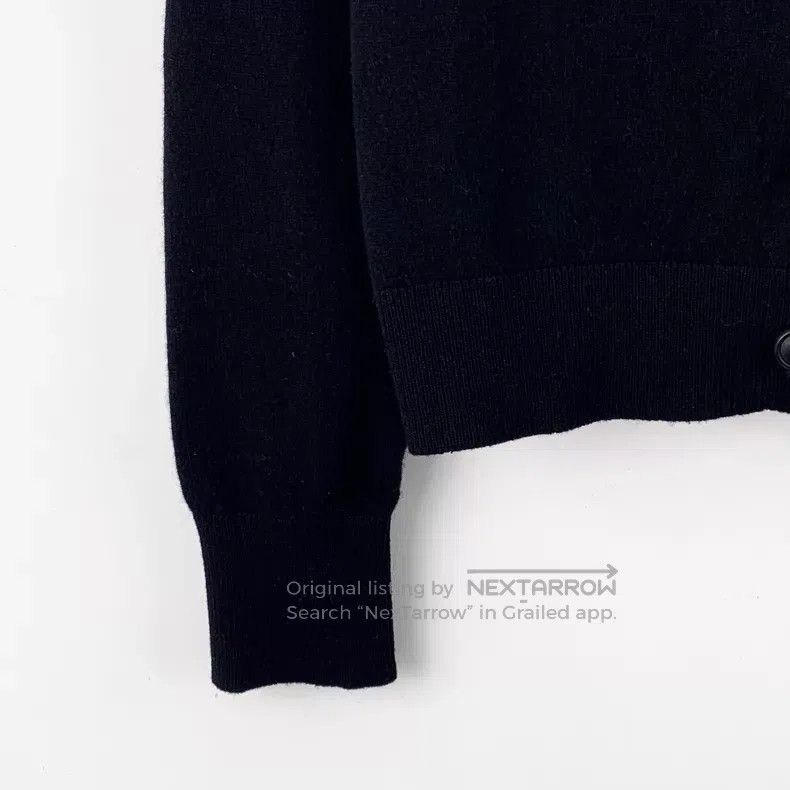 Chanel Chanel Black letter inlaid cashmere round neck single-brea Size XS / US 0-2 / IT 36-38 - 4 Thumbnail
