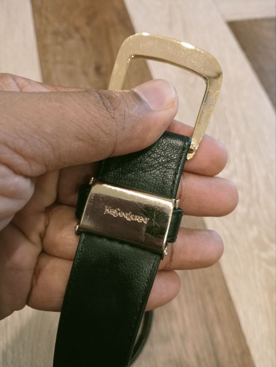 Yves Saint Laurent Vintage 90s YSL Belt Size ONE SIZE - 6 Thumbnail