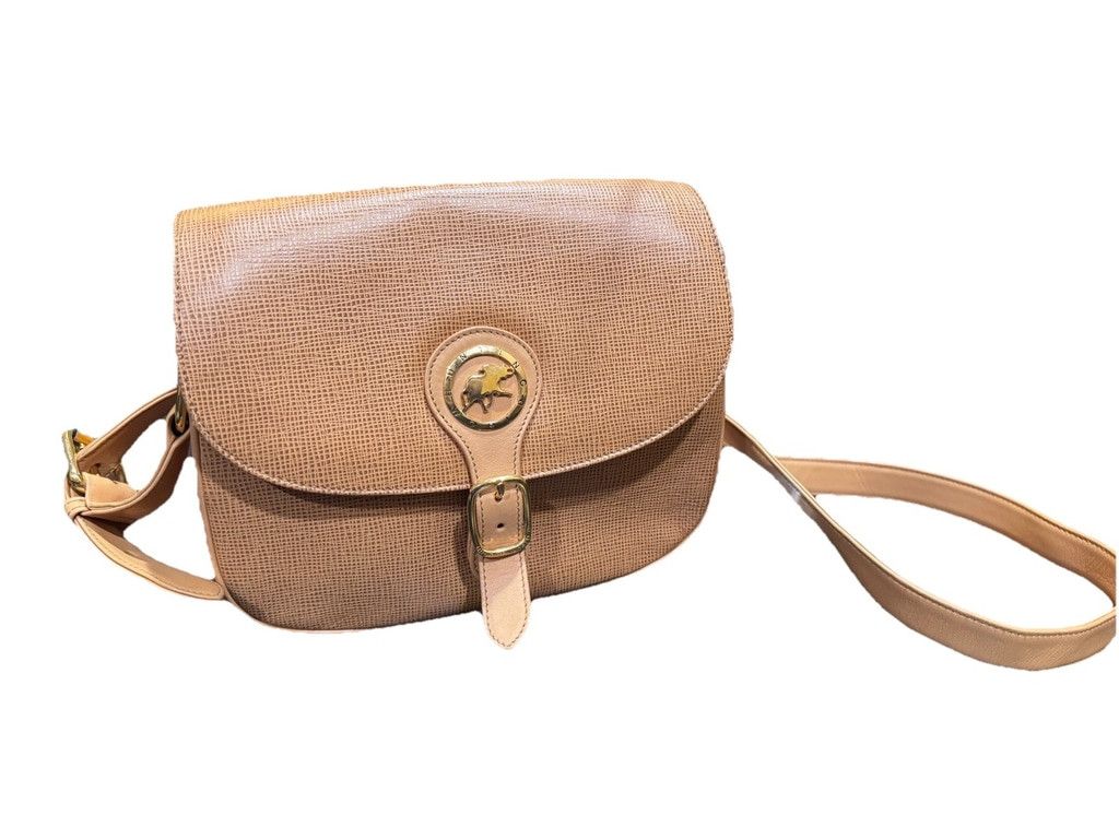 Hunting World Leather Crossbody Bag-Tan