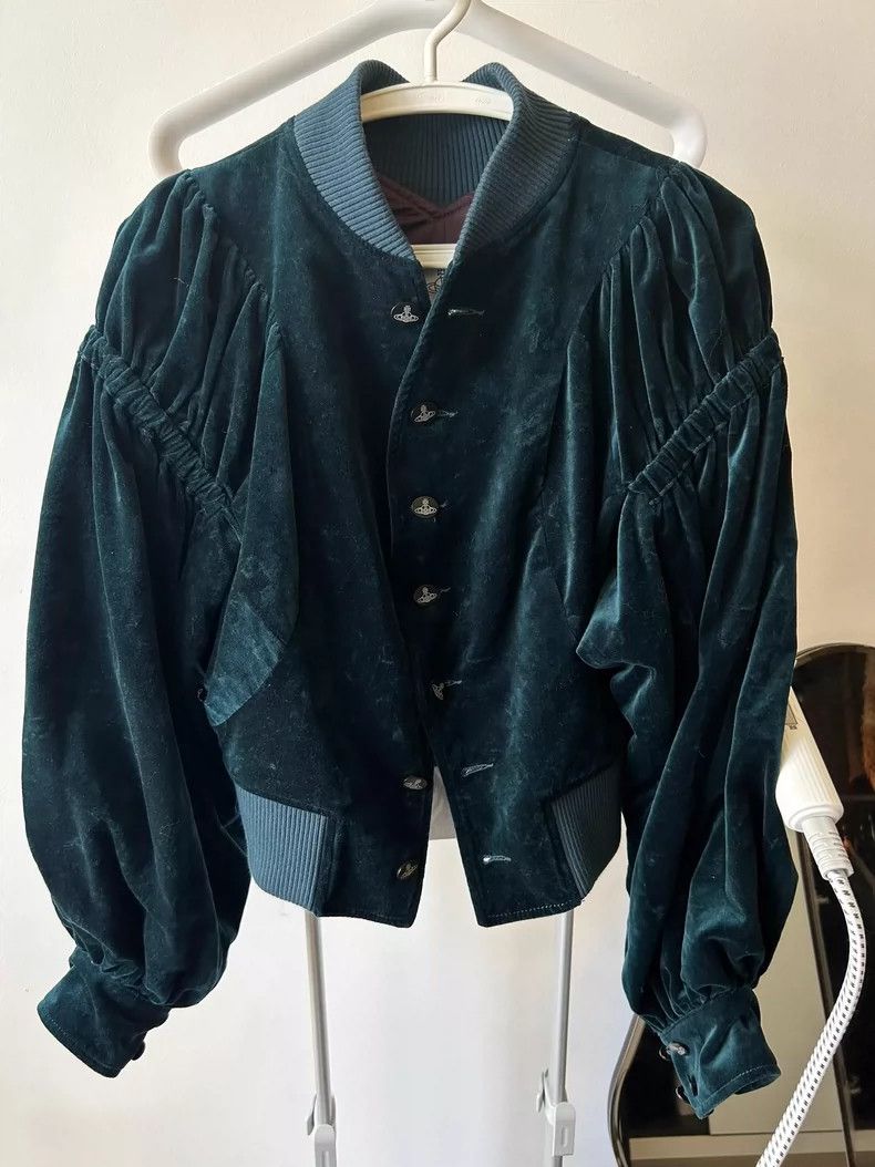 Vivienne Westwood Vivienne Westwood Classic design green corduroy jacket sho Size XS / US 0-2 / IT 36-38 - 1 Thumbnail