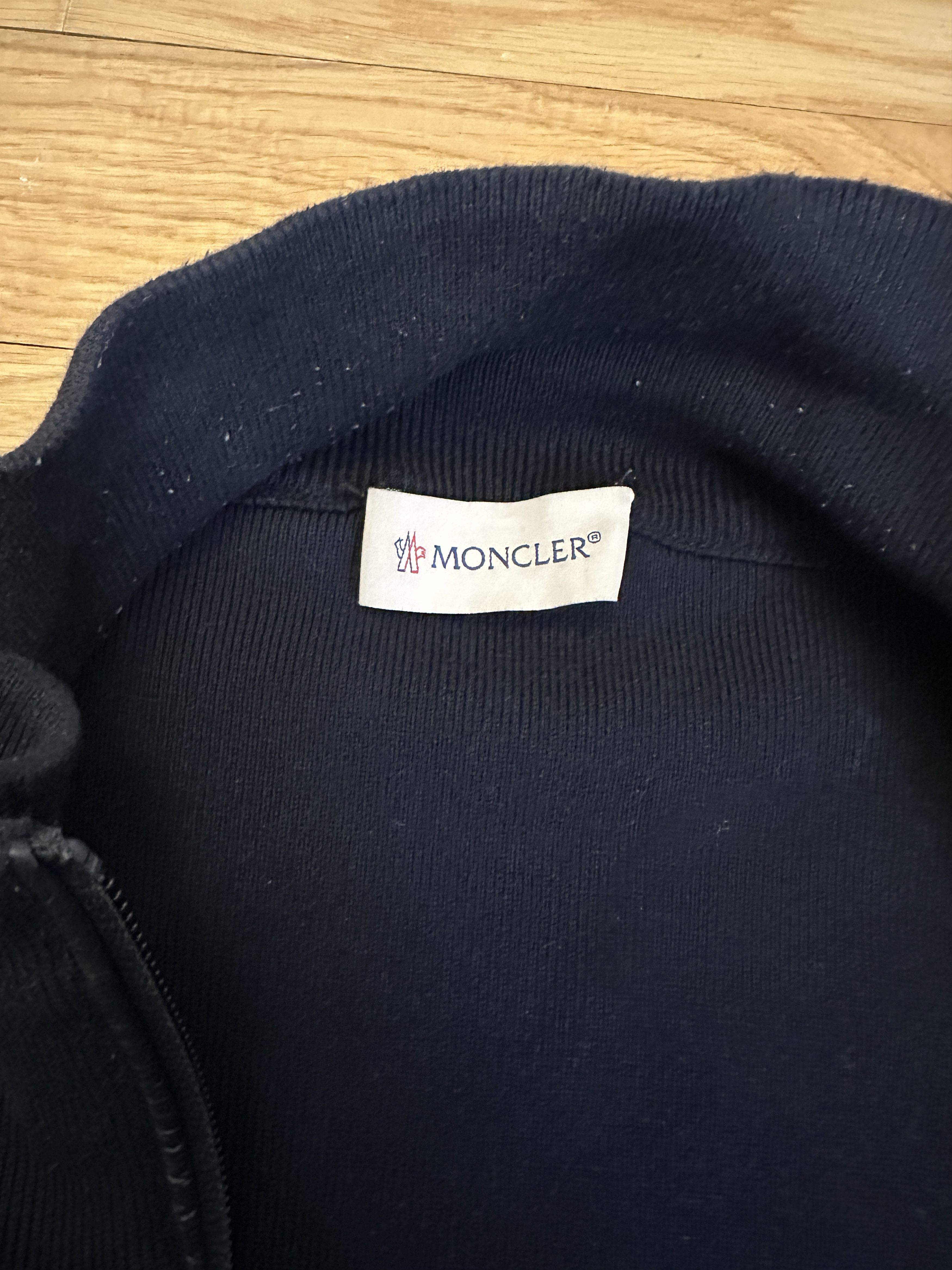 Moncler Moncler Maglione Tricot Knit Down Jacket – Navy – Size XL Size US XL / EU 56 / 4 - 6 Thumbnail