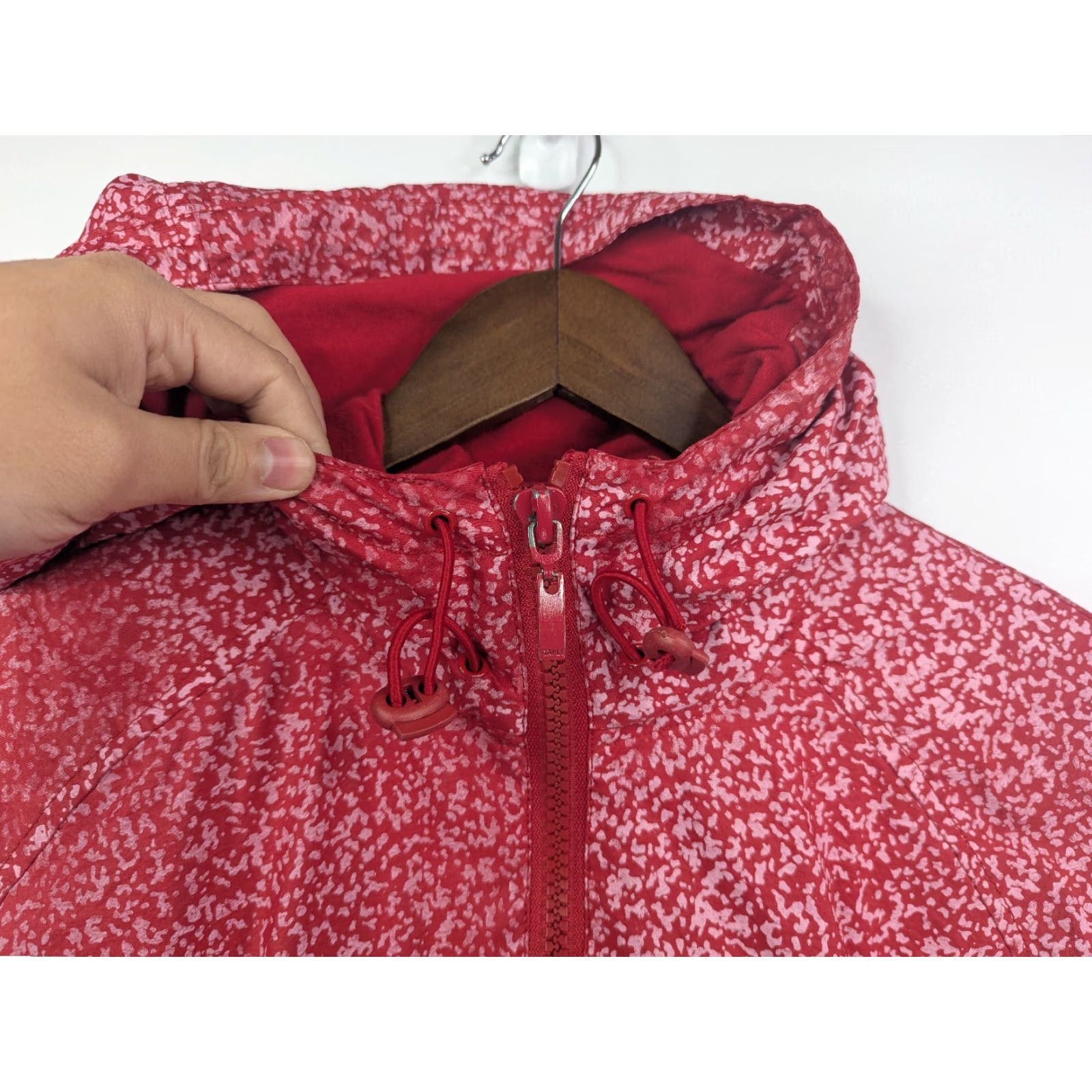 J Brand Staple Hoodie Jacket Windbreaker Blue L Women Floral Hooded Zip Up Size L / US 10 / IT 46 - 2 Thumbnail