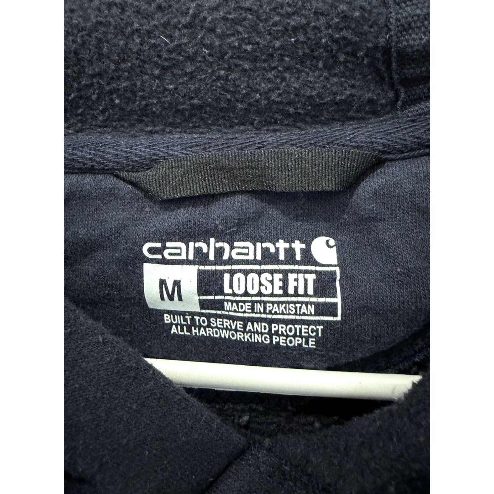 Carhartt Carhartt Hoodie Sweatshirt Logo 90s Grunge Pullover Hooded Blue M Mens Long Sleeve Pocket Size US M / EU 48-50 / 2 - 3 Thumbnail