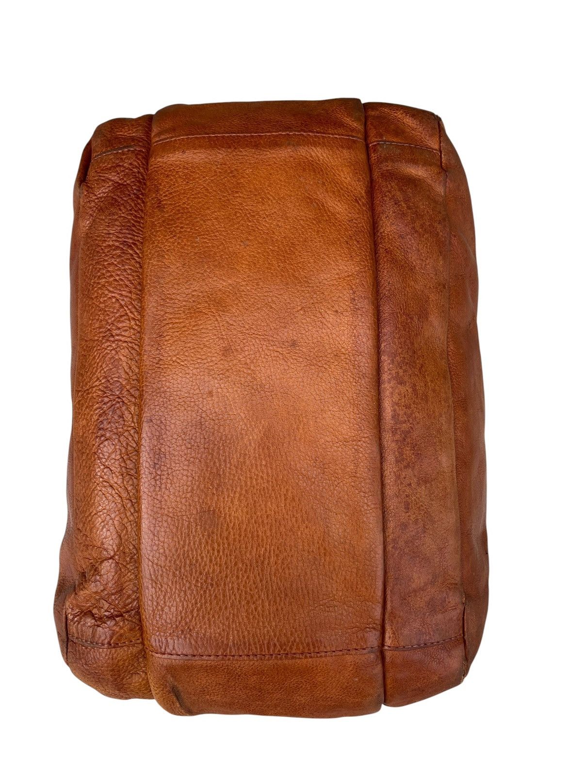 Leather 2000s Yohji Yamamoto Y’saccs Faded Patina Leather Bag Size ONE SIZE - 17 Thumbnail