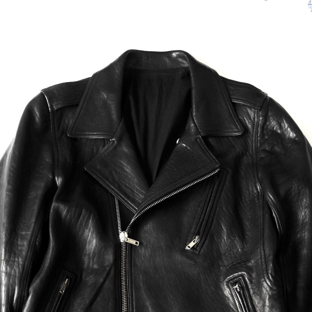 Rick Owens RICK OWENS Stooges Leather Biker Jacket 17AW Size US M / EU 48-50 / 2 - 4 Thumbnail