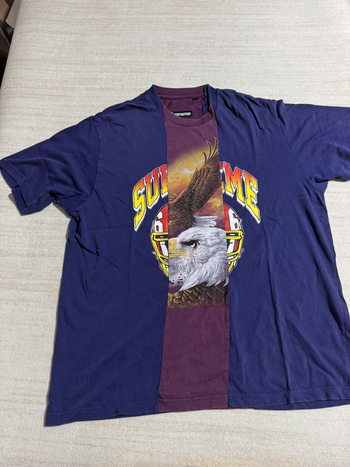 Maison Margiela NEW MAISON MARGIELA MM6 TOPAZ BLUE TEE | Grailed