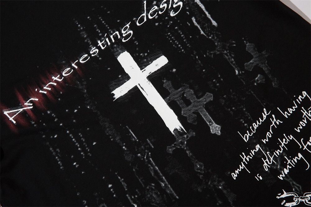 Japanese Brand × Vintage High street cross loose metal chain tee Size US M / EU 48-50 / 2 - 4 Thumbnail