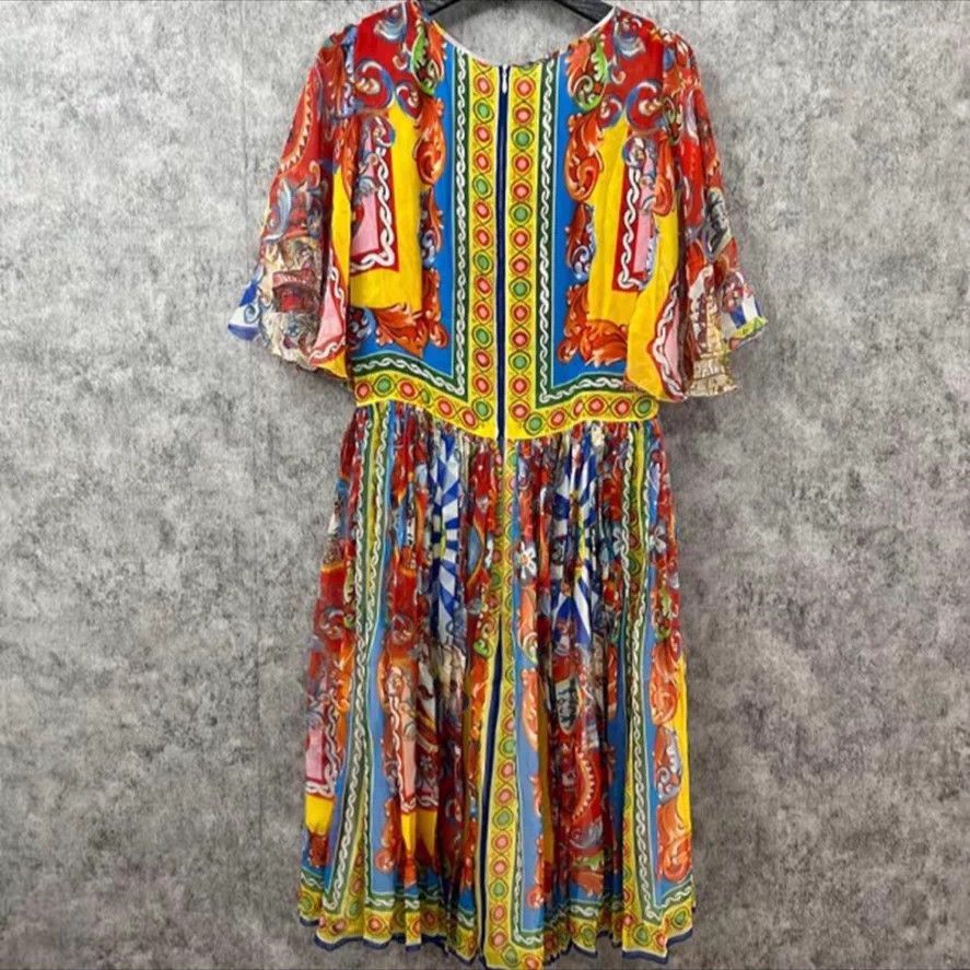 Dolce & Gabbana D&G color blocked dress Size M / US 6-8 / IT 42-44 - 3 Thumbnail