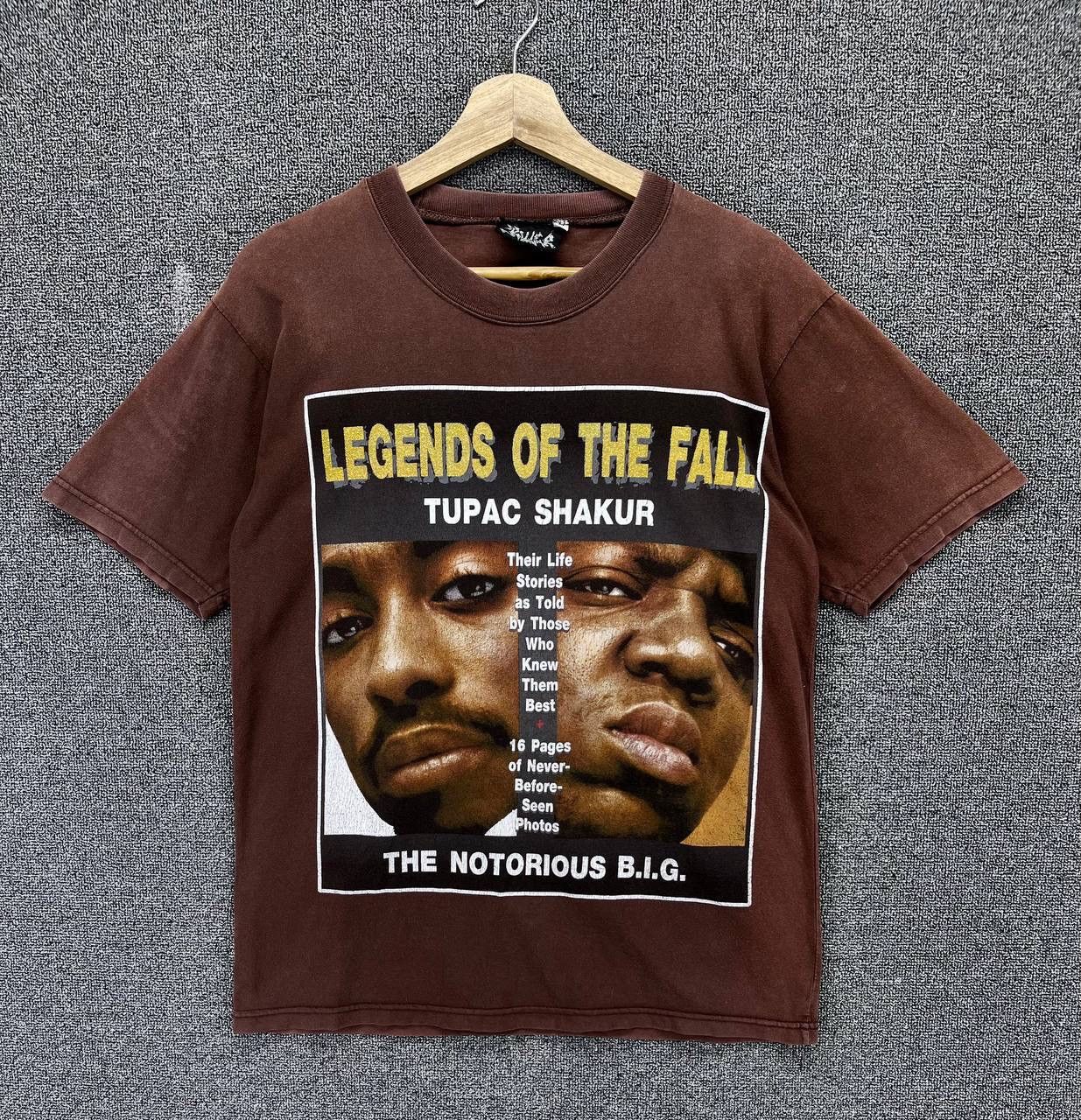 Band Tees Vintage Tupac Shakur x The Notorious Big Rapp Tees T Shirts Size US M / EU 48-50 / 2 - 1 Thumbnail