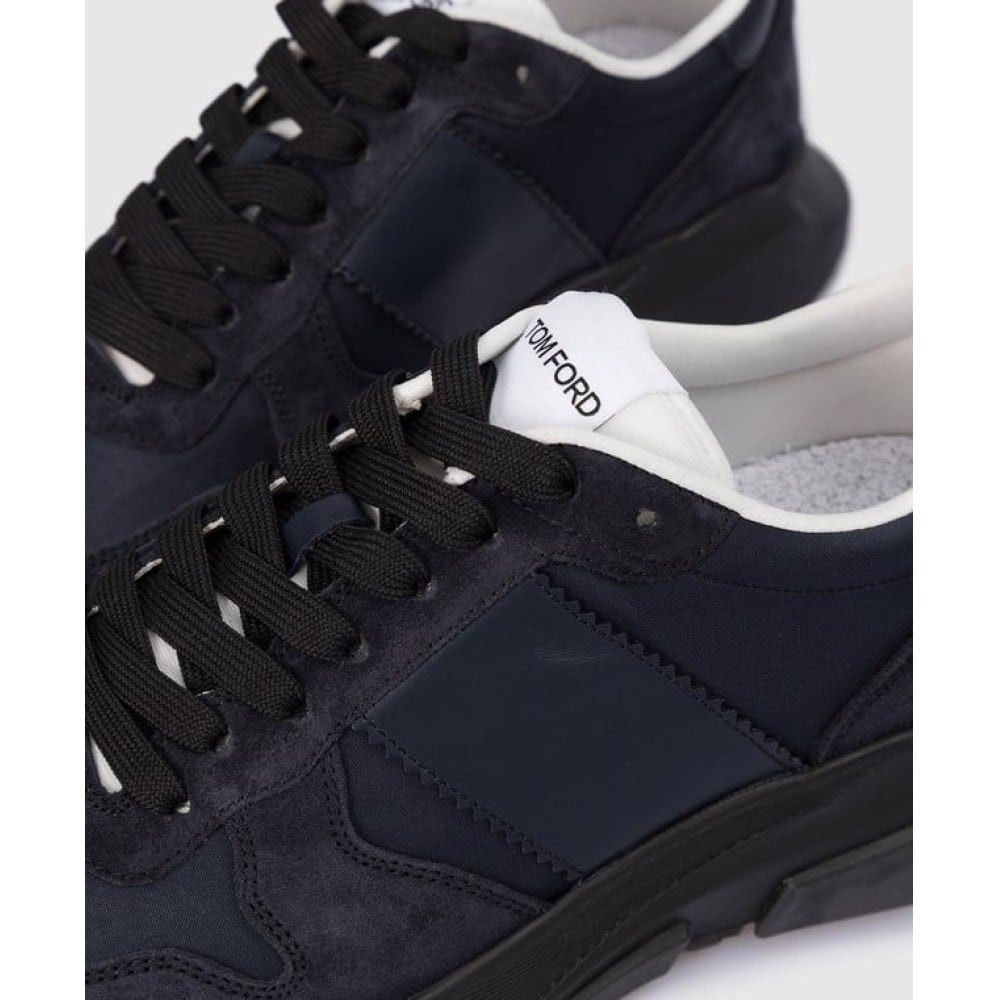 Tom Ford o1loc1c1025 J1262 Size: 13 TF / Jagga Low-Top Sneakers Navy Size US 13 / EU 46 - 2 Thumbnail