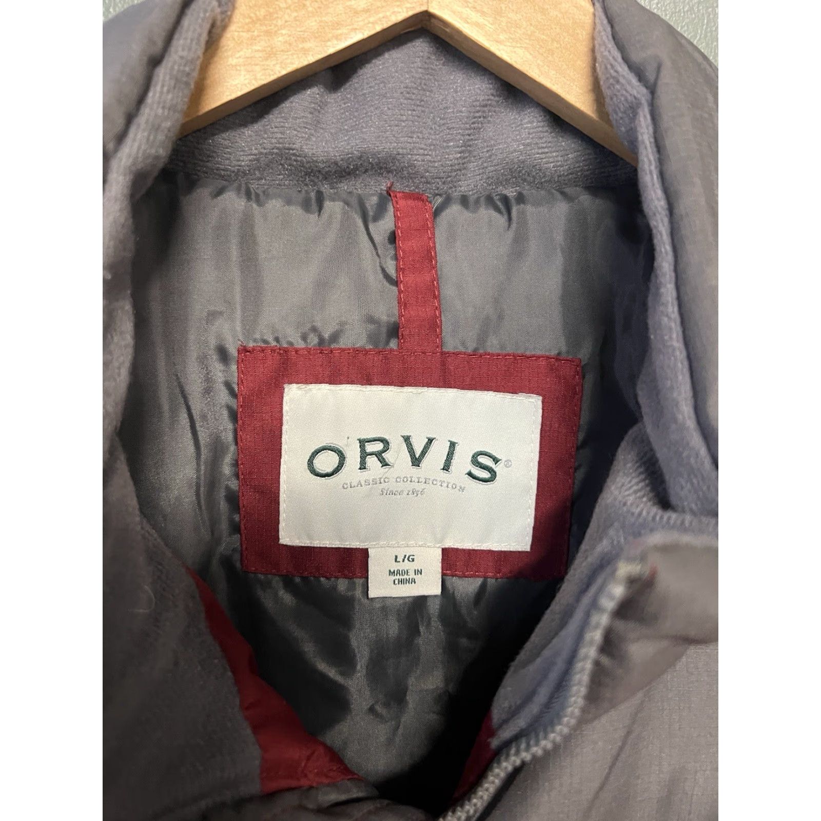Orvis Orvis Vest Mens Red Sleeveless Full Zip Quilted Size L Size US L / EU 52-54 / 3 - 3 Thumbnail