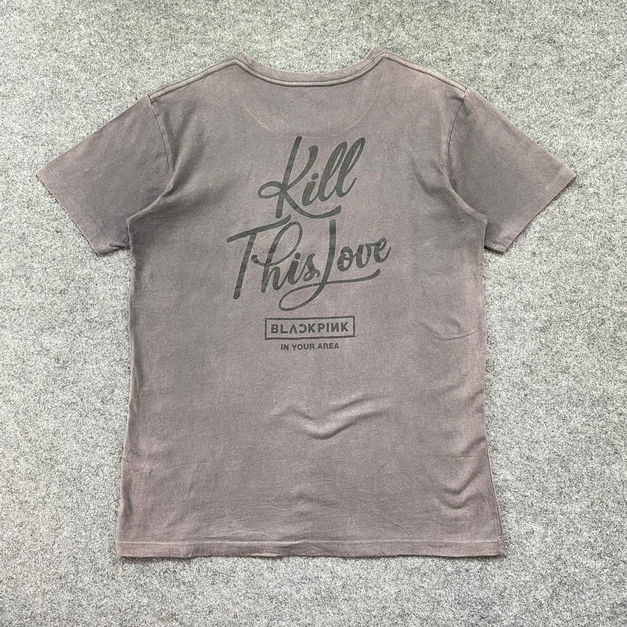 Rap Tees Vintage Black Pink Kill This Love Tshirt Size US M / EU 48-50 / 2 - 2 Thumbnail