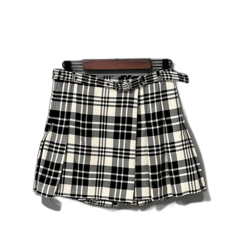 Dior Plaid Short Skirt by Dior-2505 Size 33" - 1 Thumbnail