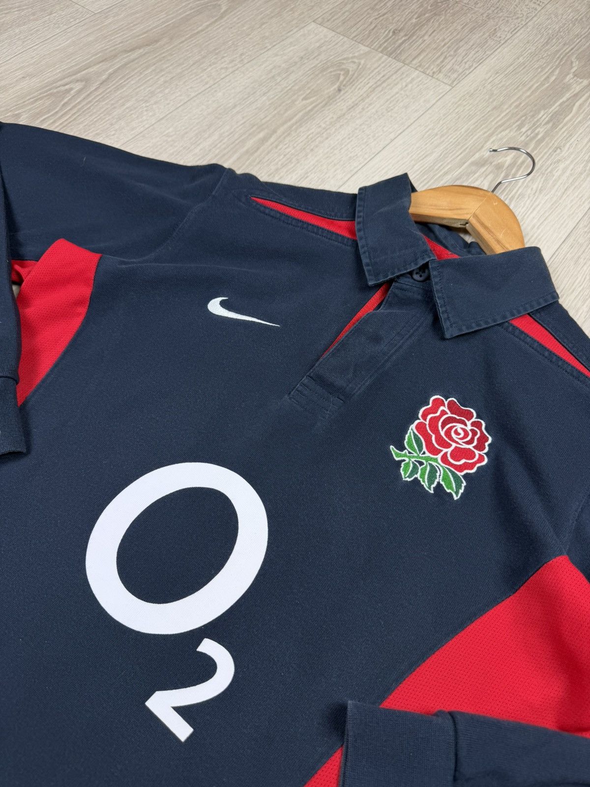 Nike Vintage 90s Nike Rugby England World Cup Winner Jersey Size US M / EU 48-50 / 2 - 4 Thumbnail