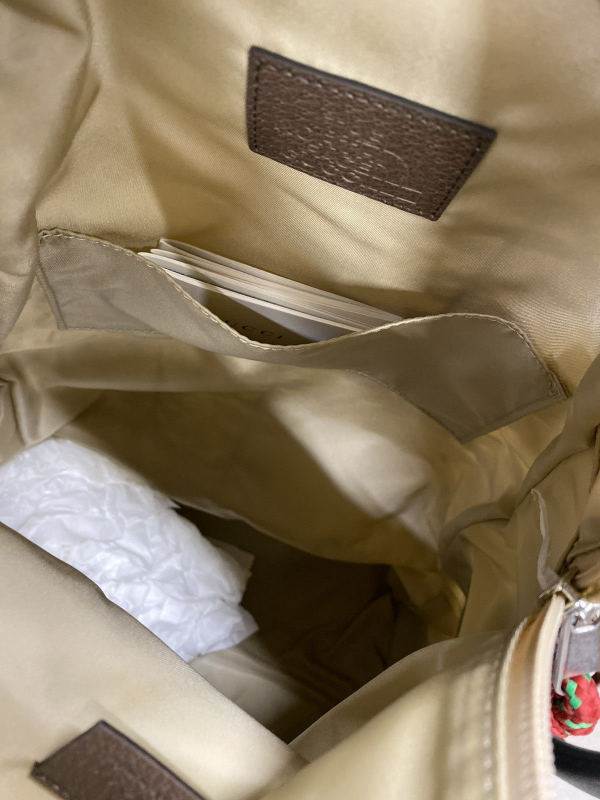Gucci × The North Face Gucci x North Face GG Canvas Backpack Size ONE SIZE - 4 Thumbnail