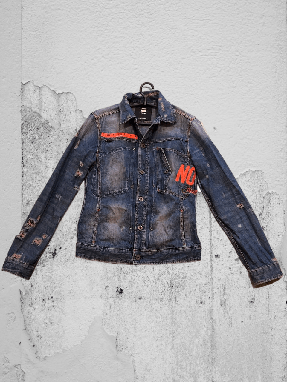 G-Star vintage jacket denim blue Y2K G-Star Raw logo Streetwear Size US XS / EU 42 / 0 - 1 Thumbnail