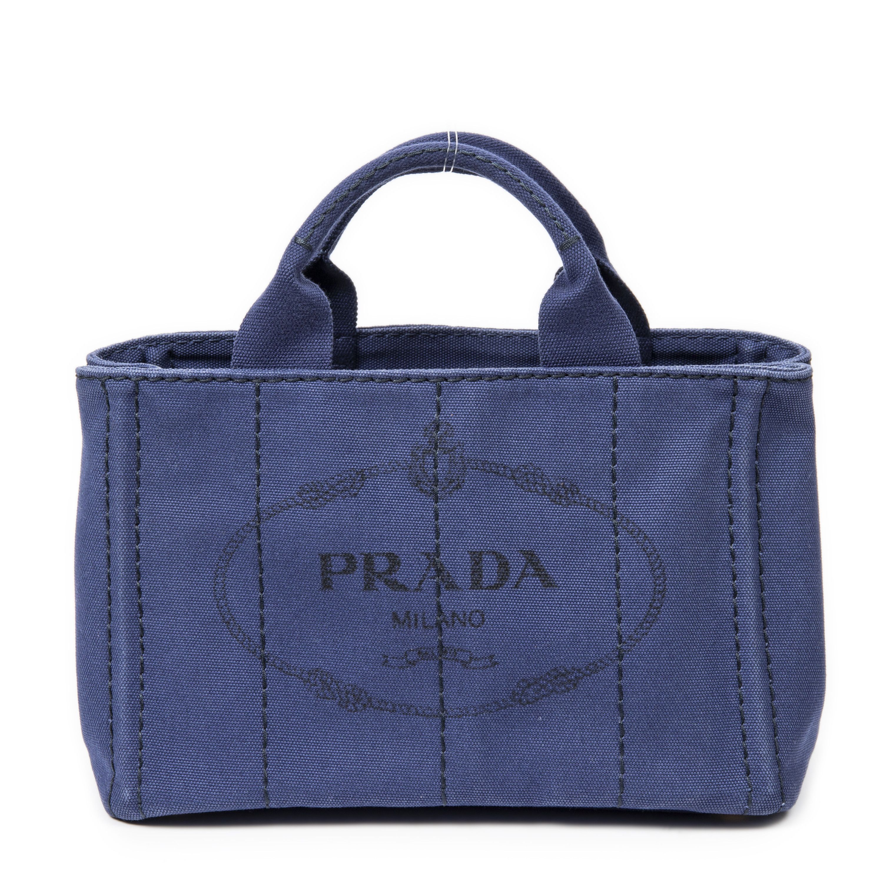 Prada Small Canapa Tote Size ONE SIZE - 1 Thumbnail