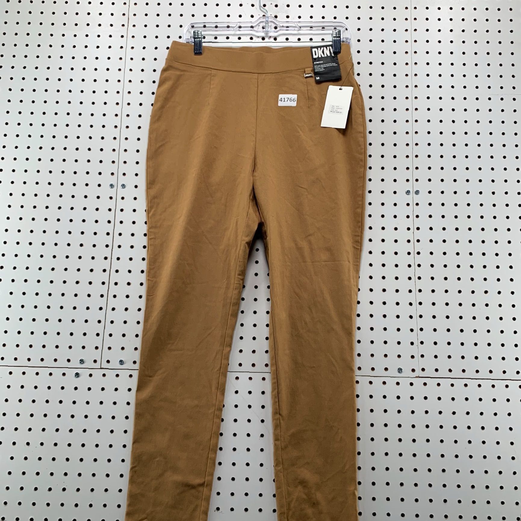 DKNY DKNY Chino Pants Womens Size Medium 30x28 Brown Pull-On Stretch NWT Size 32" / US 10 / IT 46 - 4 Thumbnail